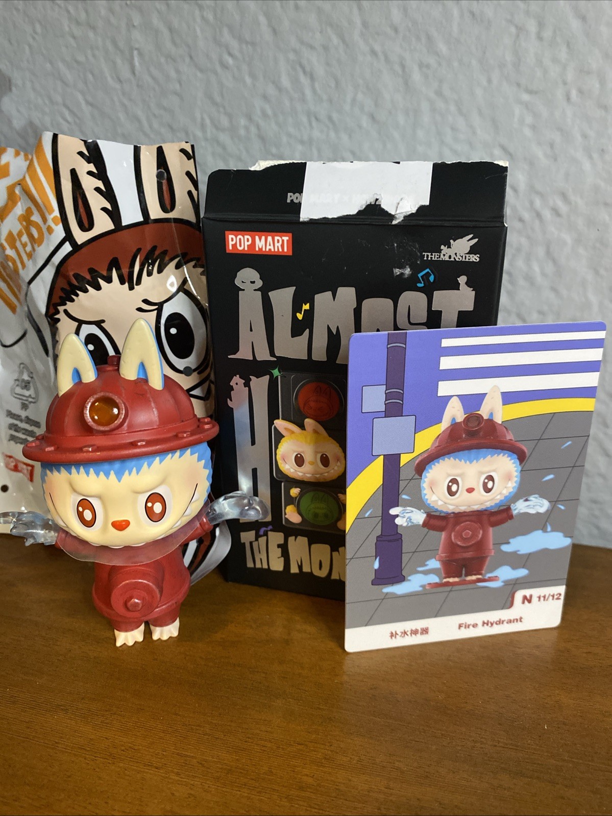 POP MART The Monsters Almost Hidden Series figure FIRE HYDRANT - 1 Box
