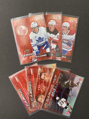 Upper Decks NHL Series 1 2024/25 Star Gaming Insert Lot inkl. Speckle - 7 Cards