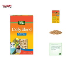 Daily Blend for Parakeet, Canary, Finch  Small Birds, 2 Pounds