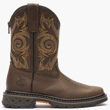 Georgia Boot Carbo-Tec LT GB00342C Brown Pull On Boots for Little Kids Unisex
