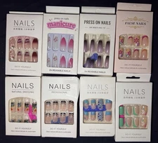 Press On Nails 8 Sets Medium To Long