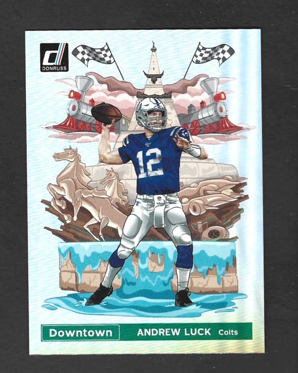 2019 Donruss #DT-7 Andrew Luck Downtown Colts