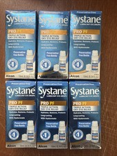 Systane Pro PF Dry Eye Preservative Free Eye Drops 10mL  LOT OF 6  Exp: 05/26