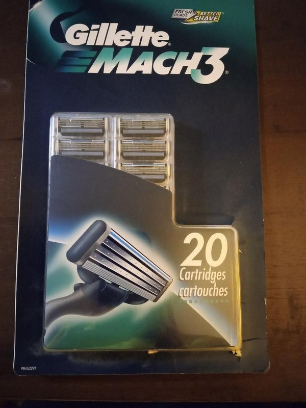 Gillette Mach3 Razor Blade Refill 17 Cartridges