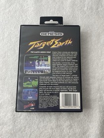 Target Earth (Sega Genesis, 1990) No Manual- Tested- Great- Authentic