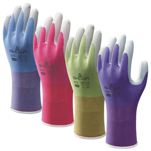 Showa 370 Gardening Gloves Bundle  - Pack of 4 Gardening Gloves