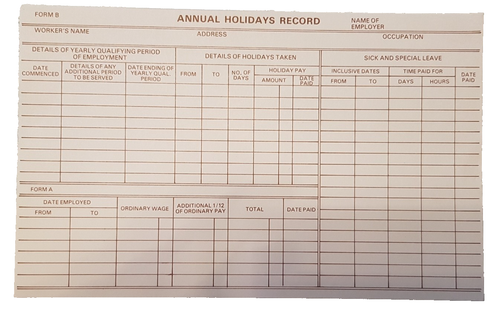 Employee History Index Card 25x13cm 100 Pack System Cards - Picture 7 of 14