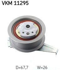 SKF Spannrolle Zahnriemen VKM 11295 67,7mm für VW TIGUAN AD1 AX1 CADDY 5 Camper