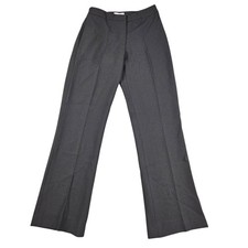Alberto Makali Womens Dress Pants Size 4 Dacron Black Straight Leg Made in USA