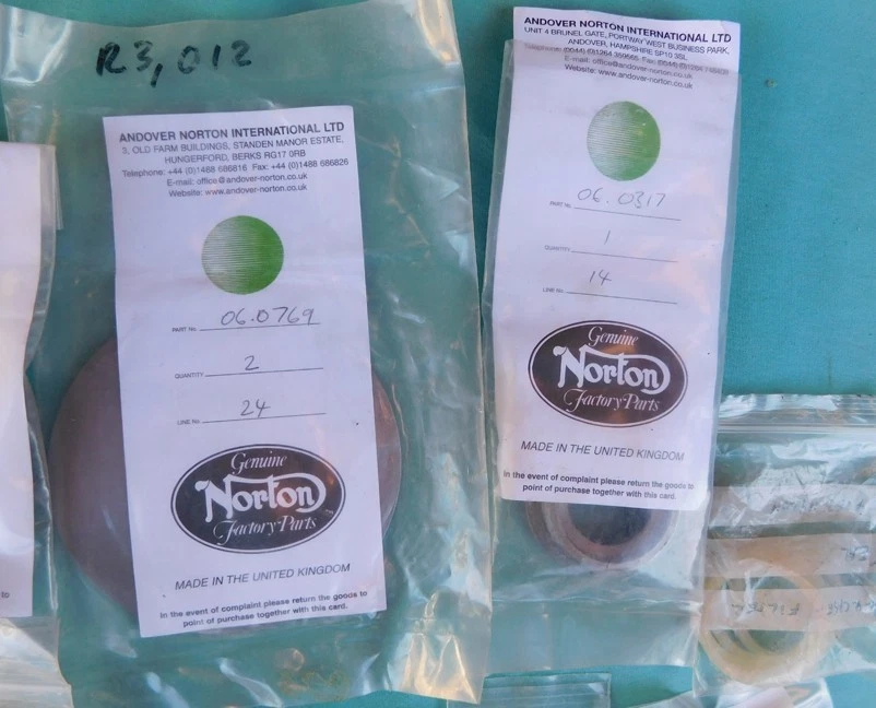 PIEZAS DE SERVICIO DE MOTOCICLETA NORTON 850 750 COMANDO INTERSTATE ROADSTER FASTBACK Foto 4 de 4