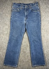Levi  s 517 Jeans Mens 30x28 Actual Blue Bootcut Denim W33 L29 Y2K
