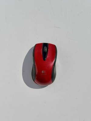 Logitech M525 Wireless Optical Mouse Red NO DONGLE For Parts