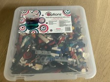 LEGO Bulk Lot Multicolor Plastic Bricks & Pie...