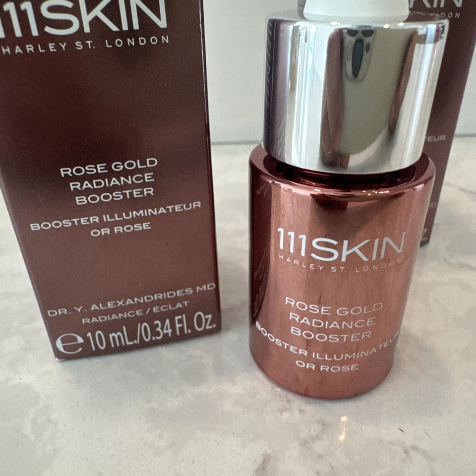 2 111SKIN Rose Gold Radiance Booster - 0,34 oz / 10 ml cada uno nuevo en caja 0,68 oz en total Foto 3 de 4