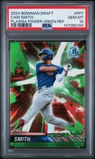 2024 Bowman Draft Cam Smith Plasma Power Green 74/99 PSA 10 Gem Mint