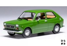 1/43 Fiat 127 1972 Green Diecast Miniature Car Classic Compact Highly Detailed