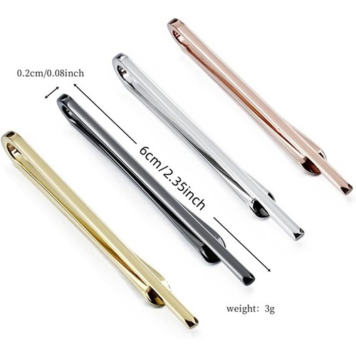 Wedding Accessories Tie Clips Daily Business Suit Clip Jewelry Gift OL Style - Picture 13 of 19