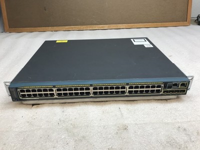 Cisco Catalyst C2960-S WS-C2960S-48LPS-L 48-Port PoE+ Gigabit Switch w/ Rack Ear