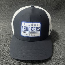 47 Biloxi Shuckers Trucker Snapback Navy/White One Size MiLB Hat