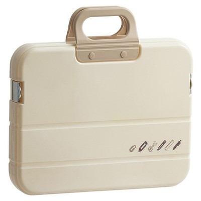A 4 File Storage Box with Handle Document Organizer Box Multifunctional File Box