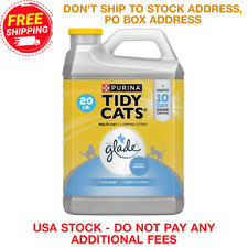20 lb Clumping Cat Litter Multi Cat Clay Formula Fresh Scent Odor Control Jug