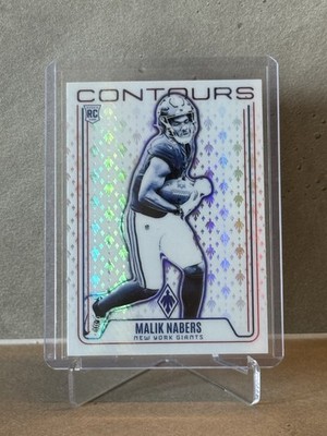 2024 Panini Phoenix - Contours Malik Nabers #CON-MNS Hyper (RC)