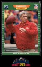 1989 Pro Set George Seifert #389 San Francisco 49ers