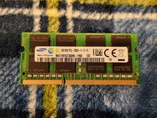 Samsung 8GB DDR3 SO-DIMM PC3L-12800 RAM Memory M471B1G73QHO-YK0 Tested