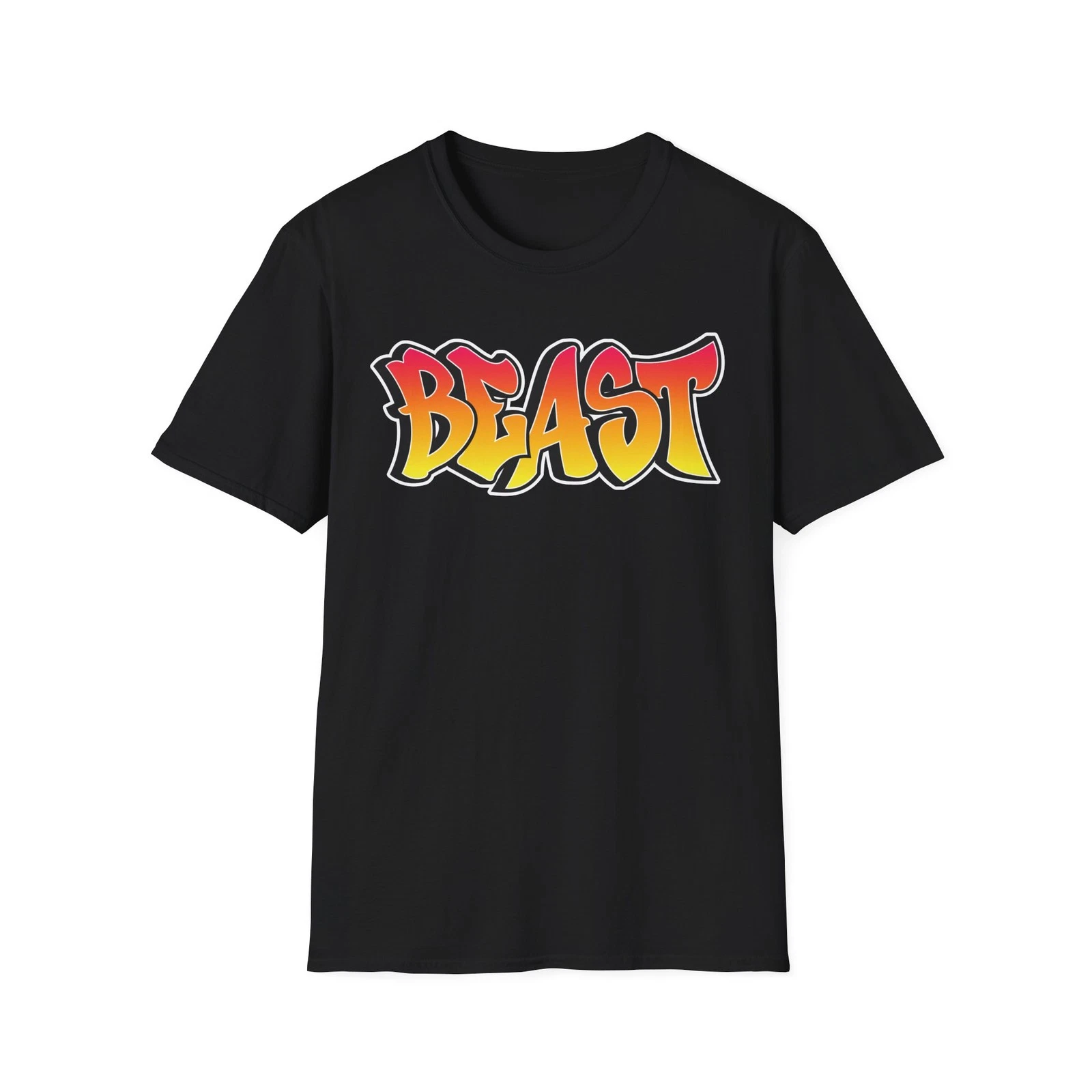 Beast Graphic T-Shirt, Unisex Casual Tee, Gamer Gift