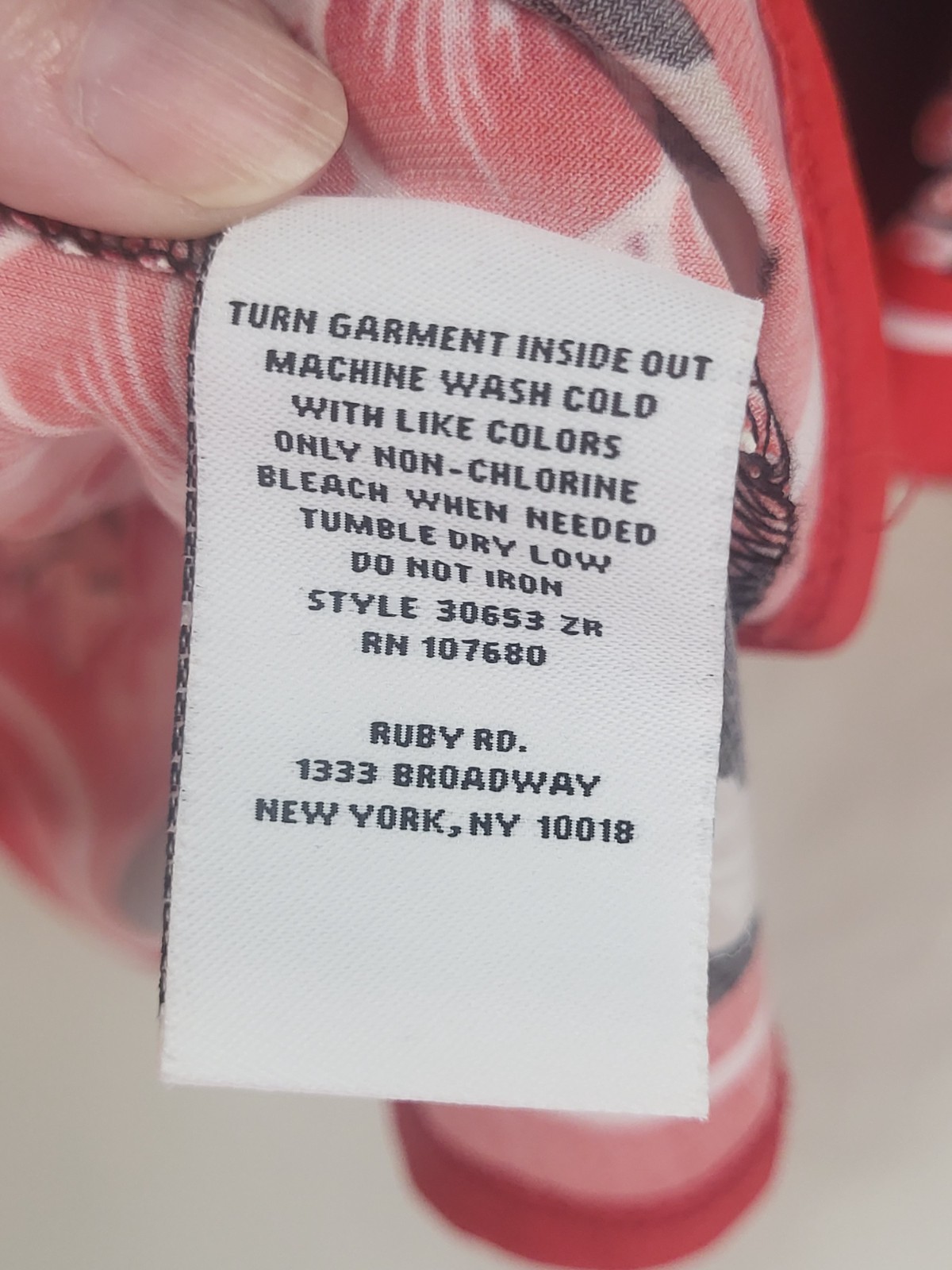 Ruby Rd Black / Red Multicolor 3/4 Bell Sleeve Co… - image 5