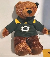 Greenbay Packers Teddy Bear Stuffed Animal NFL Football Plush W/ Headset LBHT 