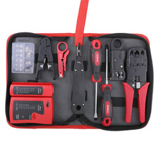 Hi-Spec Network Cable Tester Tool Kit for CAT5 CAT6 RJ11 RJ45 Punchdown
