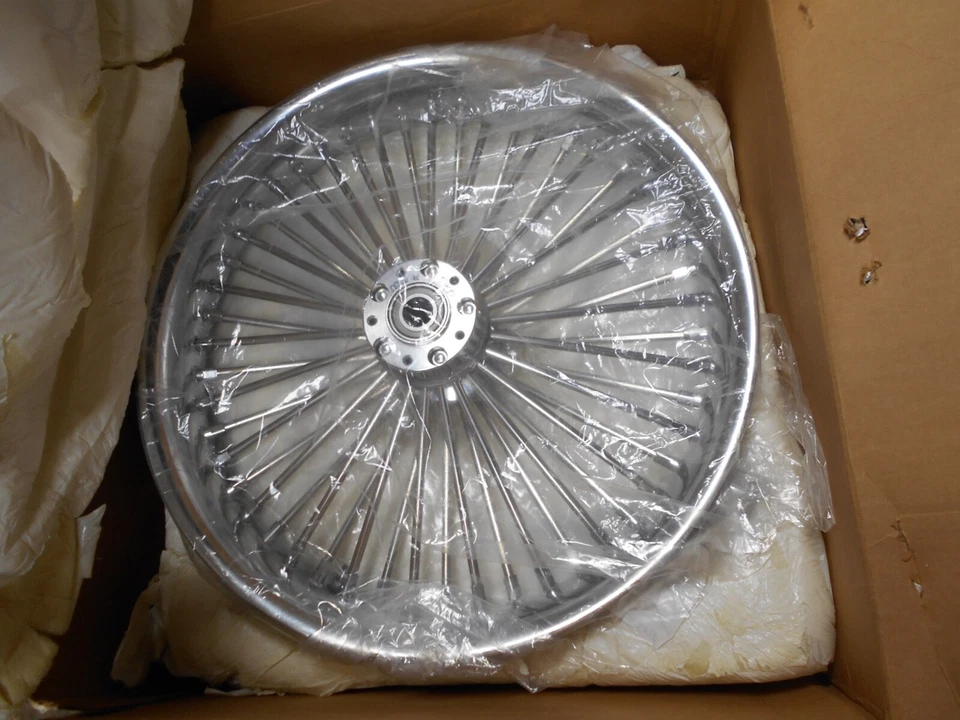 RUEDA DRAG SPECIALTIES 21X3.5 08-13 FL RUEDA CON CORDONES 0203-0556 RADIOS FAT DELANTEROS Foto 2 de 4