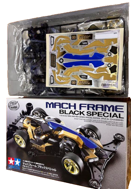 自動車 TAMIYA MACH FRAME BLACK SPECIAL Tamiya Mach Frame Black Special Mini 4Wd Very Good | eBay