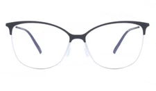Silhouette Urban Fusion 1608 Eyeglasses Color: Black/White 9140 Size: 54 15 135