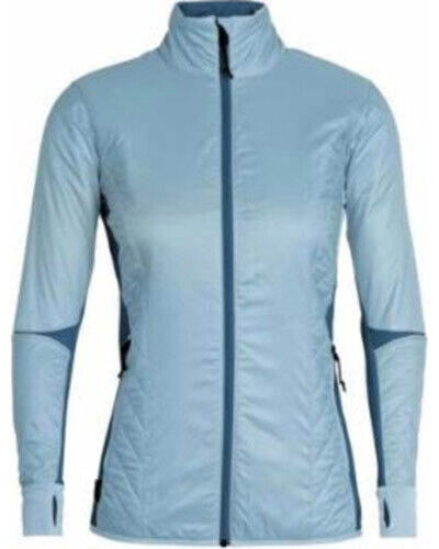 Icebreaker Women Helix Full Zip Jacket (S) Sky / Thunder - Picture 1 of 1
