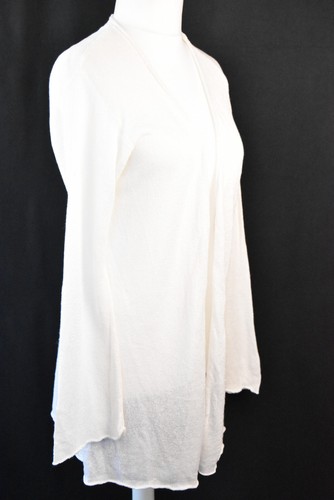 THE MASAI Womens Jumper Beige Cardogan Top Knit White Long Sleeve Size XL - Picture 2 of 9