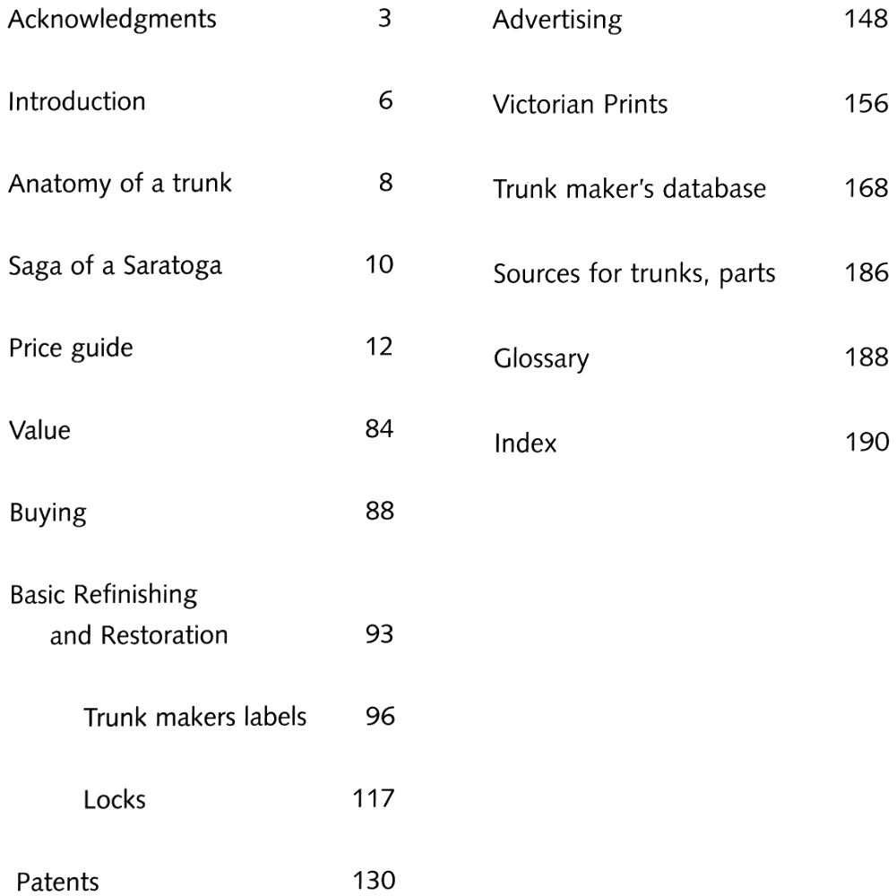 Antique Trunks Identification and Price Guide by Linda Edelstein and