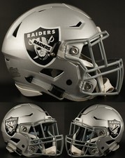 LAS VEGAS RAIDERS NFL Riddell SPEEDFLEX Authentic Gameday Football Helmet