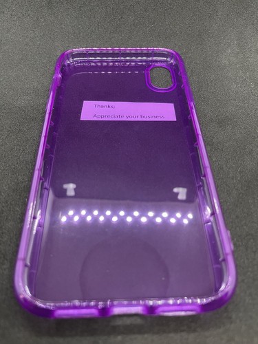 IPHONE XR CASE/ CLEAR Purple Color/ Quick Mount / FLEX - Quality/ - 第 5/5 張圖片