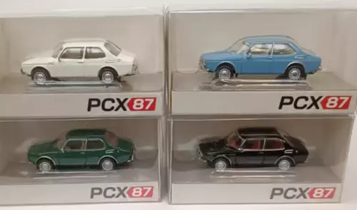 1/87 Plastic car model Saab 99 1980 gift collection 4 color - Picture 5 of 13
