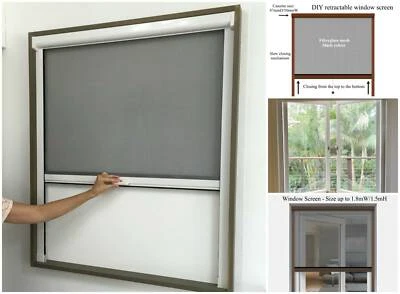 Retractable Window Fly Screen Retractable Flyscreen Doors