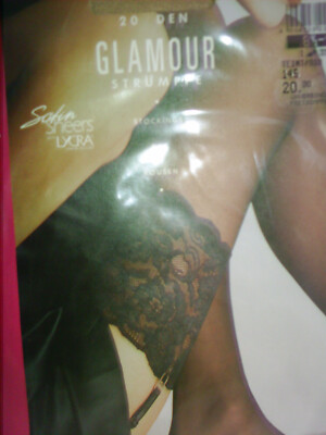 HUDSON GLAMOUR STRAPS--STRÜMPFE teint Gr. S