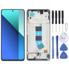 For Xiaomi Redmi Note 13 4G LCD Display Touch Screen Digitizer with Blue Frame