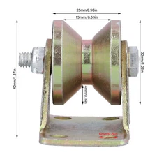 Wire Rope Pulley Wire Roller Heavy Duty U Pulley VType Wheel MFS