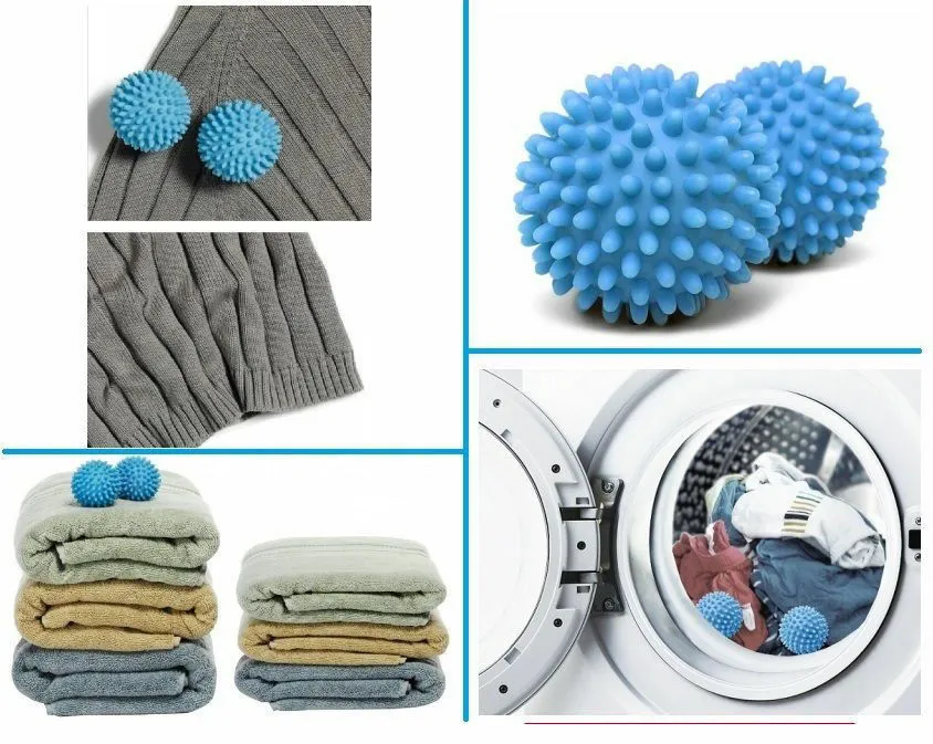 Set 2 Palline per lavatrice palla con punte Ammorbidente per i tessuti  Bucato
