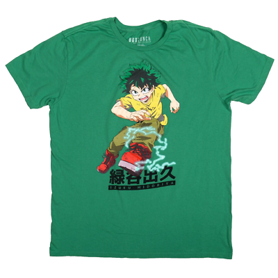 Boxlunch My Hero Academia Izuku Midoriya Deku Kanji T-Shirt Men's