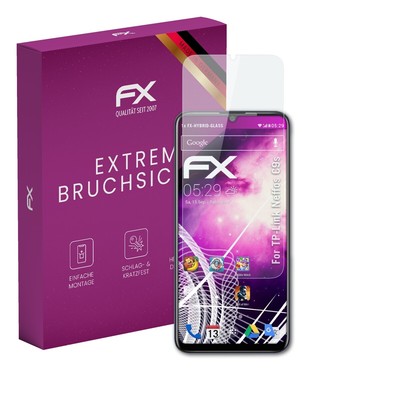 atFoliX Glasfolie für TP-Link Neffos C9s Displayfolie 9H Schutzpanzer