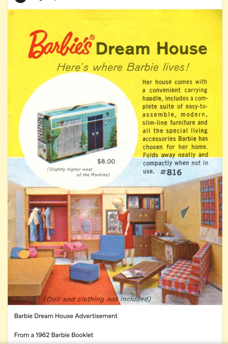 Barbie Dream House 1962 Reproduction | eBay Barbie Dream House 1962 Reproduction | eBay