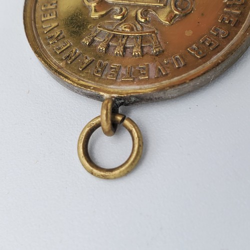 German Kaiser Wilhelm medal military veteran Bavaria Lichtenfels award brass old - Picture 11 of 12